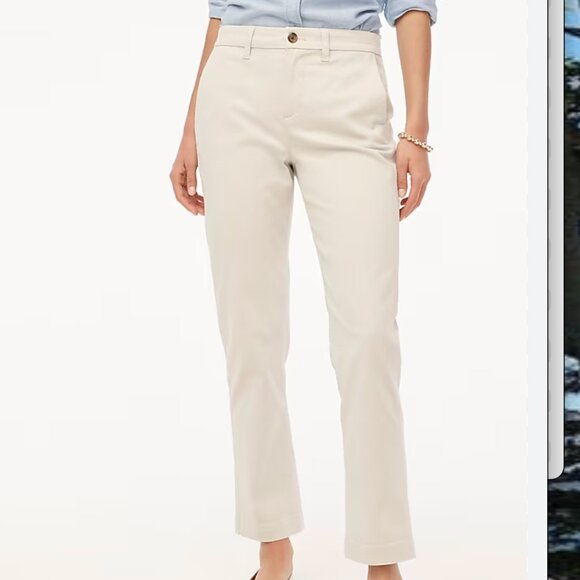 J CREW high rise girlfriend chino - Picture 1 of 4